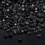 Fekete 1000PCS 4.5mm esküvői dekoráció kristályok gyémánt asztal konfetti fél kellékek