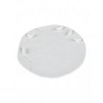 Fehér porcelán tányér 3D elemekkel MADARAK, közepes